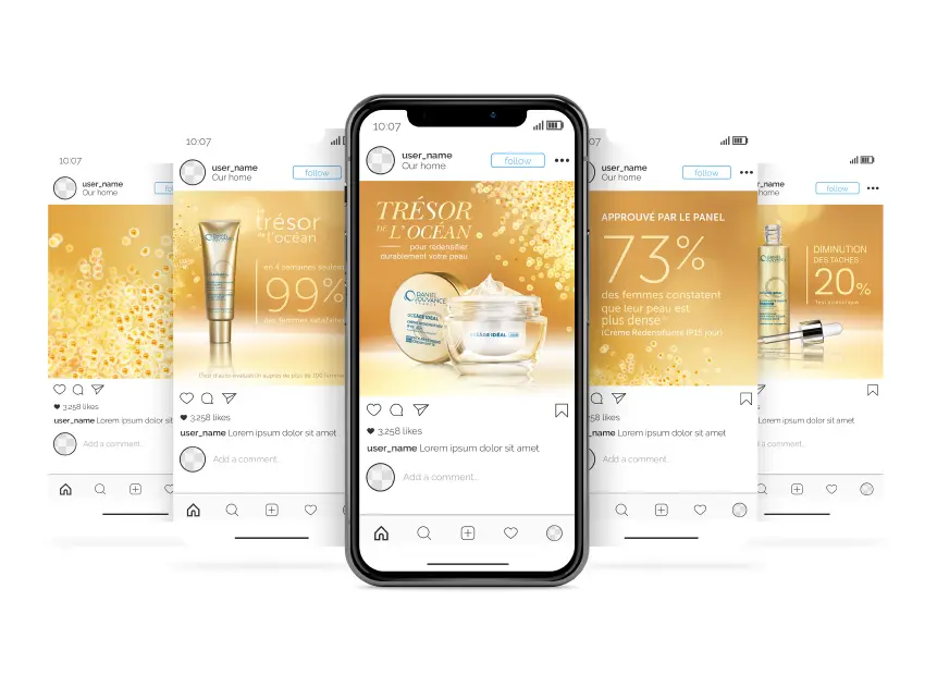 LA-FRAMERIE-BRANDING-identite-de-marque-Identité de gamme-Contenus social média
